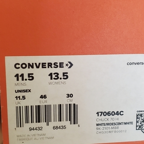 New Chuck 70 Hi 'Hi-Vis Irisdescent' - Picture 9 of 11